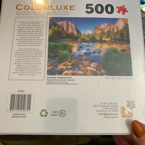 Yellowstone Colorluxe 500 Piece Puzzle - Picture 5 of 5